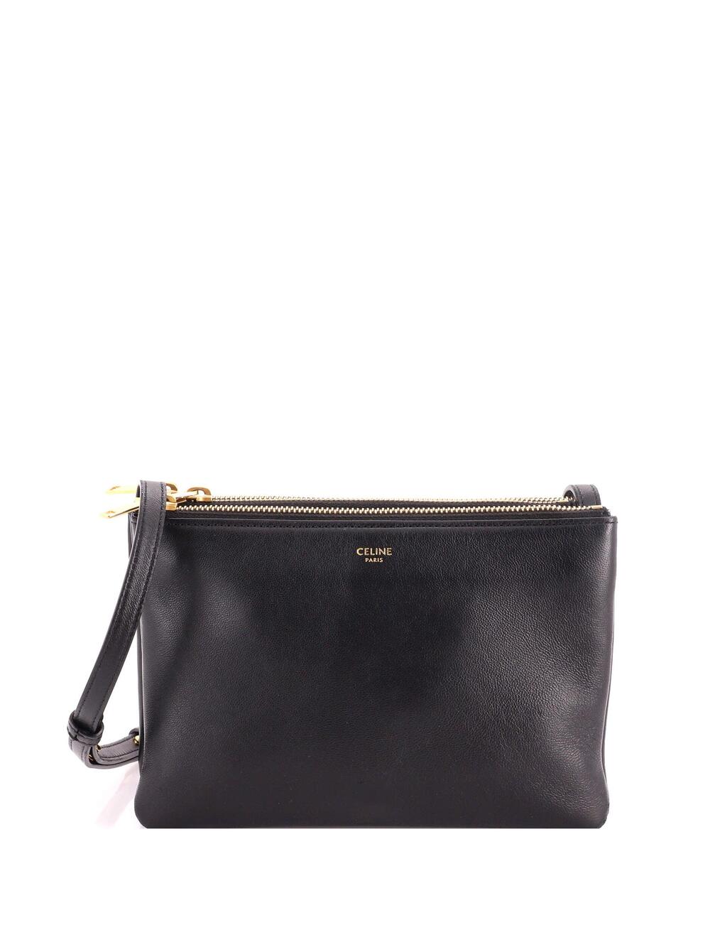 Celine Trio Crossbody Bag Leather Small #368990C79B
